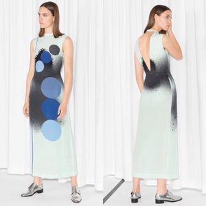 & Other Stories Gradient Silk Dress